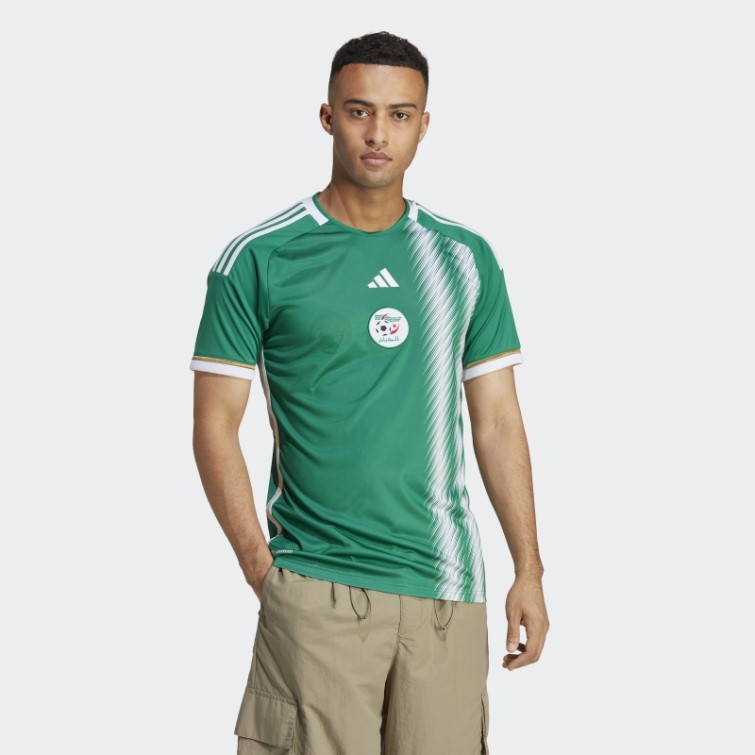 Maillot Adidas Algerie 22 Away Vert Gras