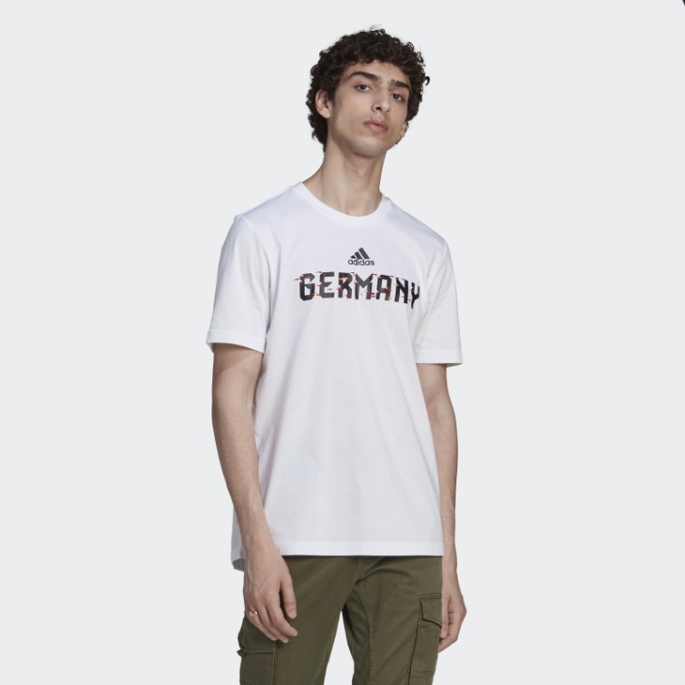 T-shirt Coupe Du Monde Fifa 2022 Allemagne Blanc Adidas Mode