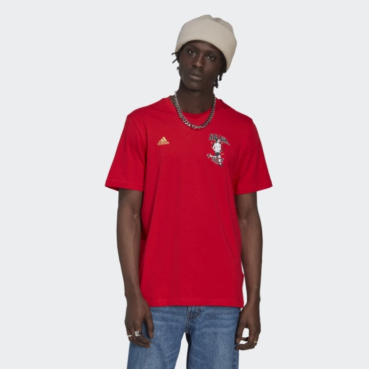 Mo Salah Icon T-shirt Graphique Adidas Rouge