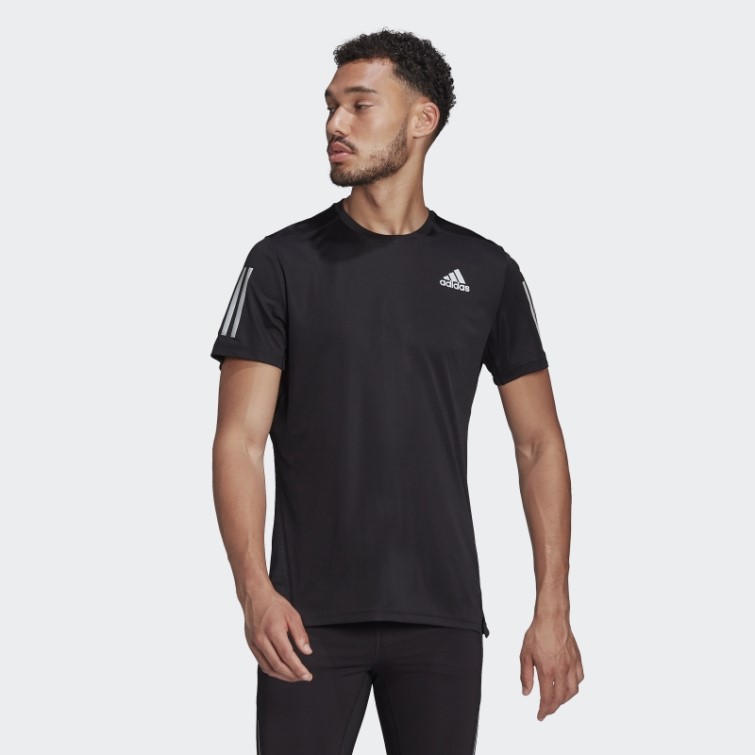 Adidas Possède Le T-shirt De Course Argent élégant