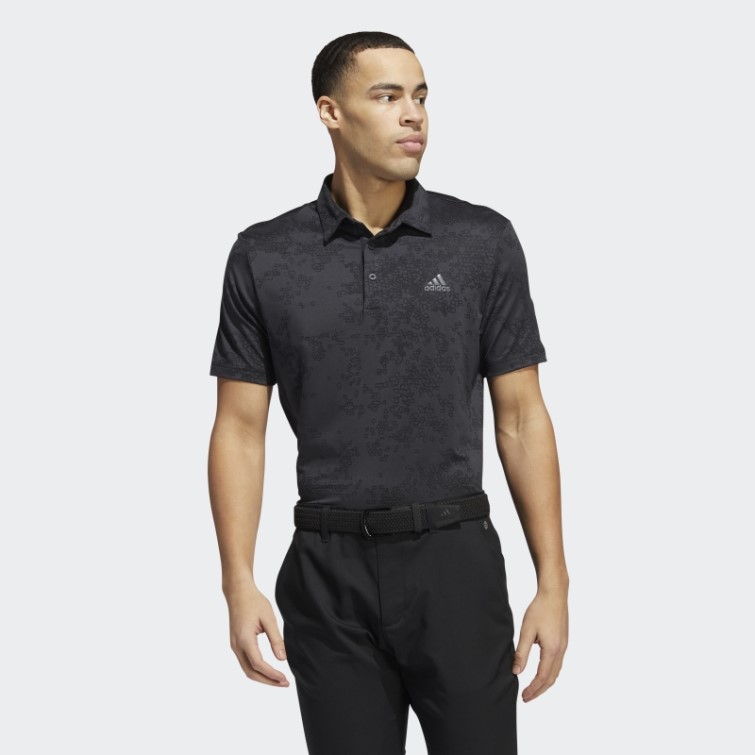 Adidas Polo Jacquard Carbone