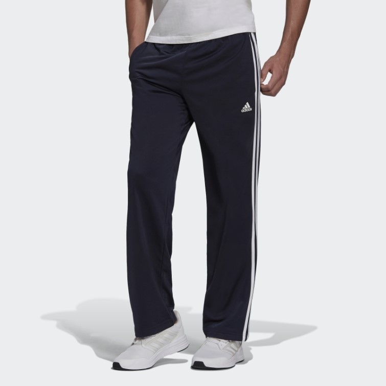 Pantalon De Survêtement Adidas Ink Primegreen Essentials Warm-up Ourlet Ouvert 3 Bandes