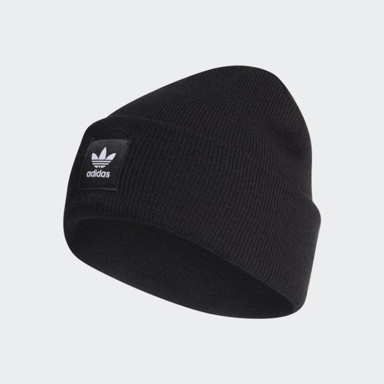 Adicolor Cuff Bonnet Adidas Noir