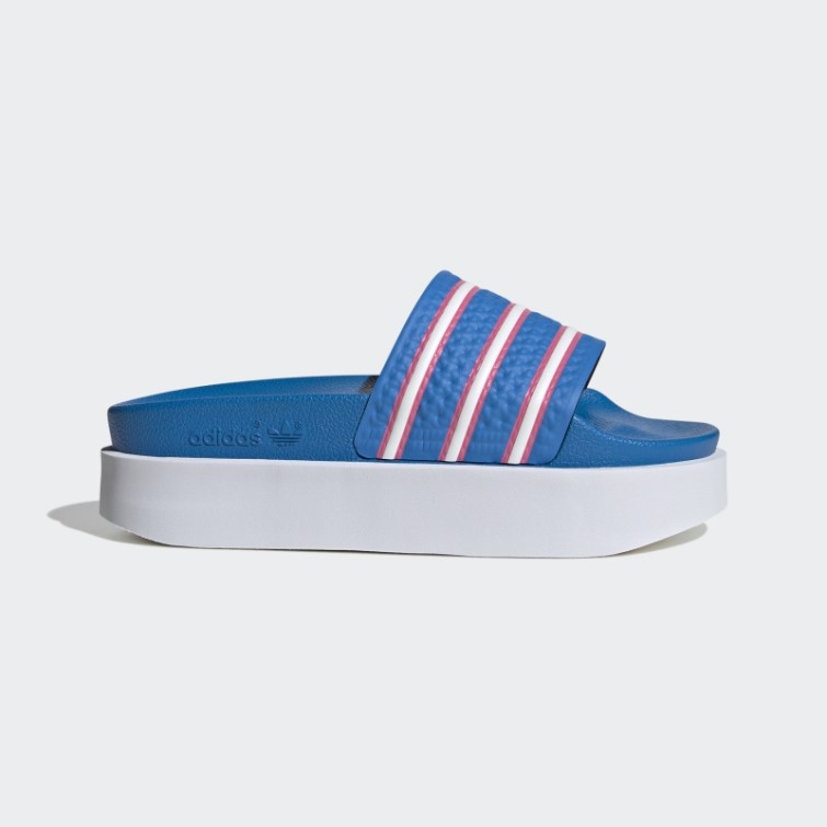 Claquettes Adidas Adilette Bonega Bleu Rush
