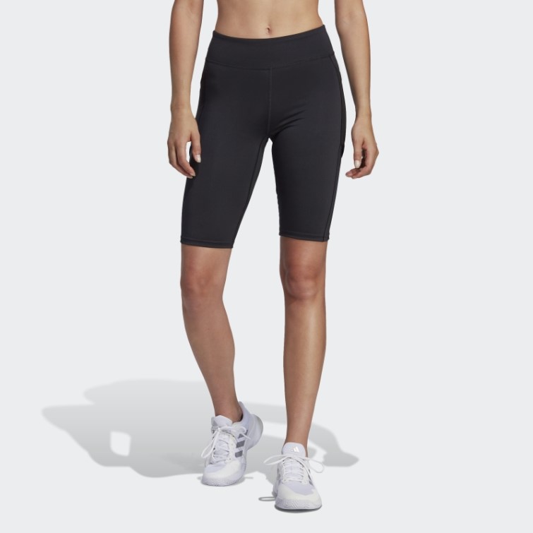 Collant Court De Match De Tennis Noir Adidas