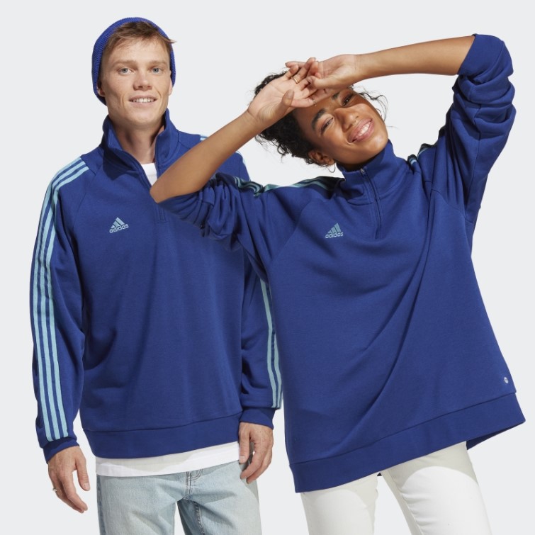 Victoire Bleu Tiro Quart Zip (genre Neutre) Adidas