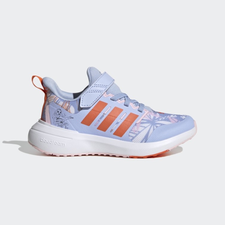 Adidas X Disney Fortarun 2.0 Moana Cloudfoam élastique Dentelle Top Sangle Chaussures Bleu Aube Mode