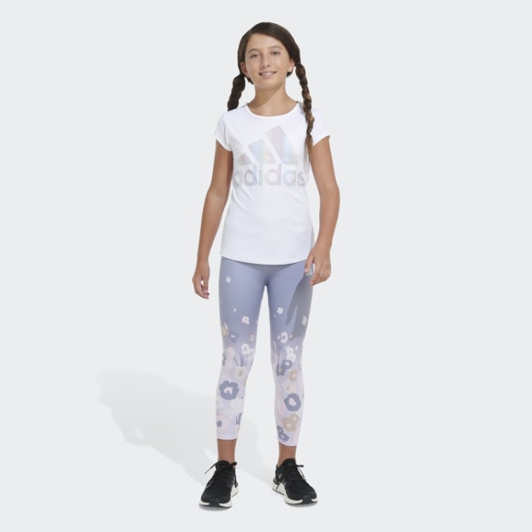 Adidas 7 8 Garden Leg Tight Argent Violet