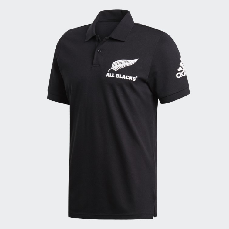Polo Adidas All Blacks Supporters Noir