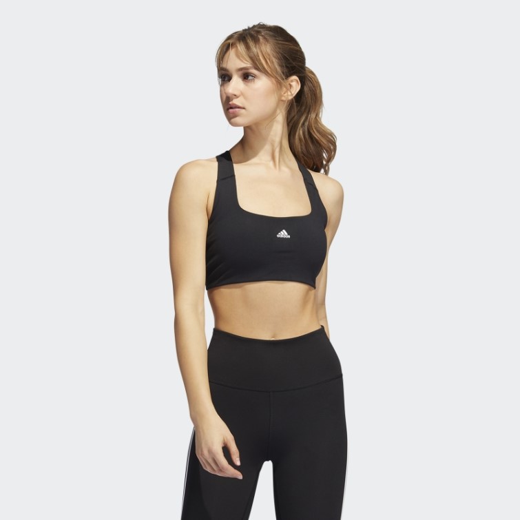 Soutien-gorge à Maintien Moyen Powerimpact Training Noir Adidas