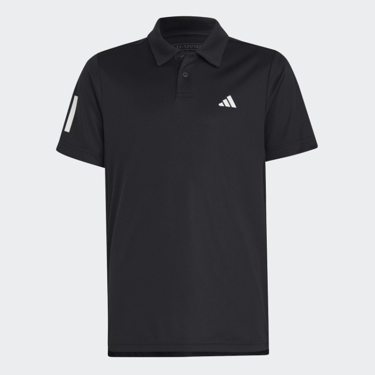 Polo Club Tennis 3 Bandes Noir Adidas
