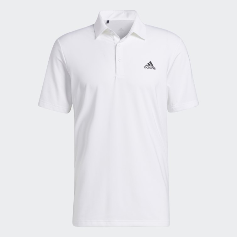 Polo Ultimate365 Solide Poitrine Gauche Blanc Adidas