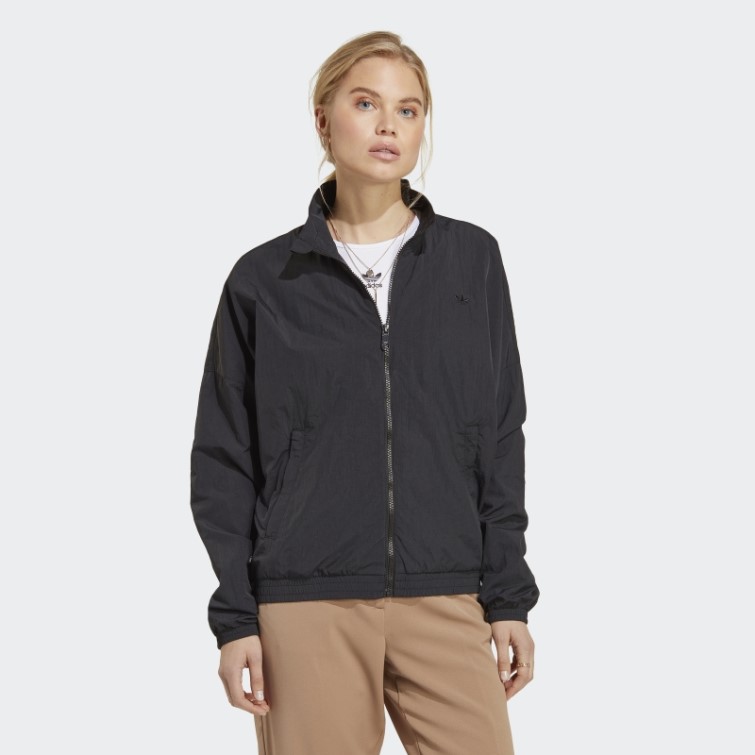 Haut De Survêtement En Nylon Premium Essentials Adidas Noir
