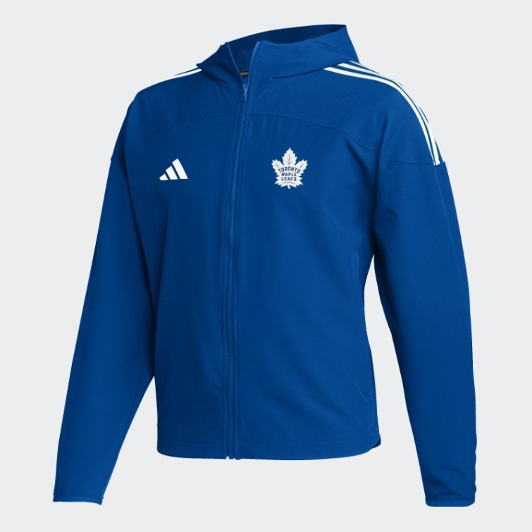 Adidas Sweat à Capuche Maple Leafs Bleu
