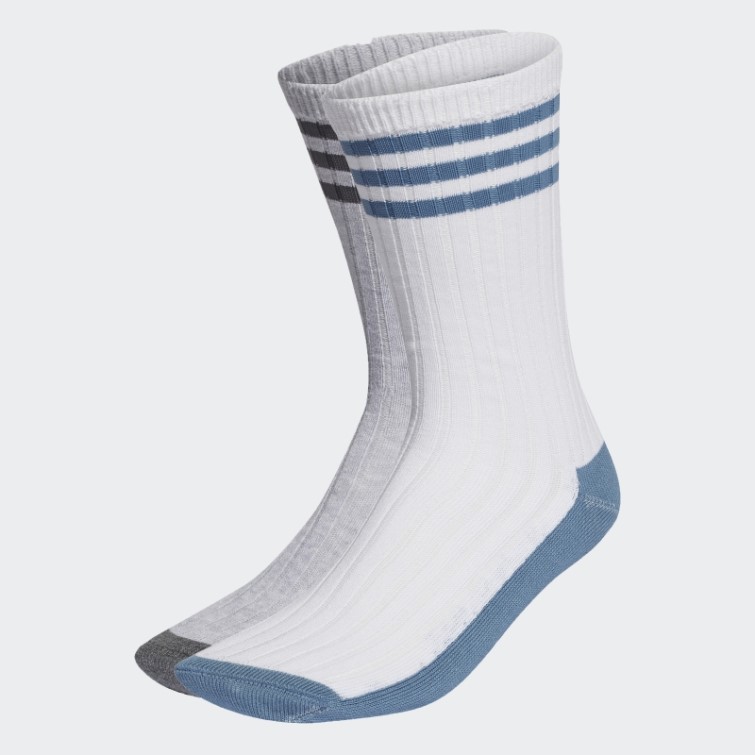 Adidas Aventure Chaussettes 2 Paires Gris Clair Chiné Chaud