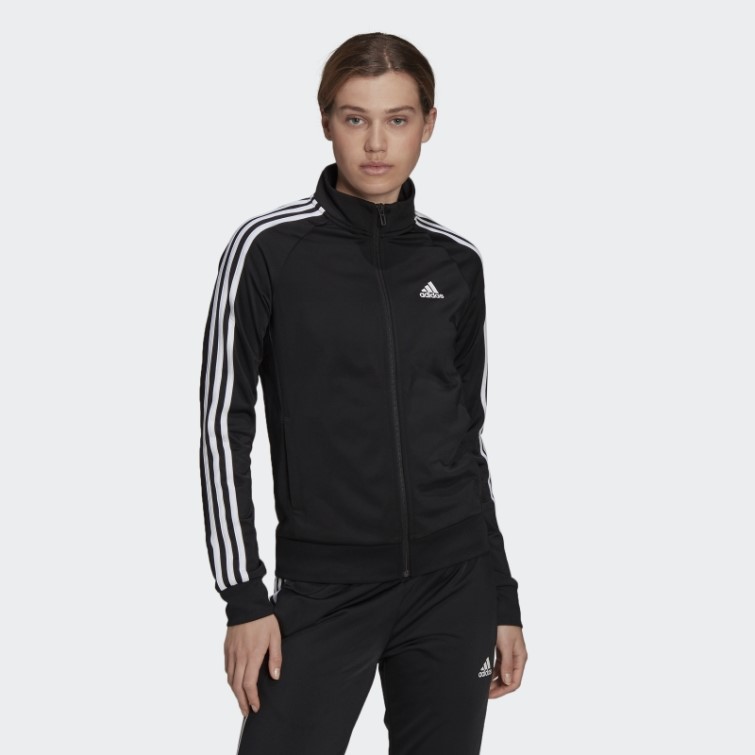 Veste De Survêtement Slim à 3 Bandes Primegreen Essentials Noir Adidas
