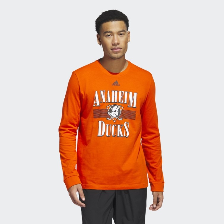 T-shirt à Manches Longues Adidas Ducks Playmaker Orange