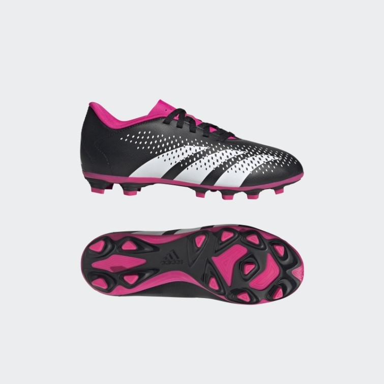 Predator Precision.4 Chaussures De Sol Flexibles Noires Adidas