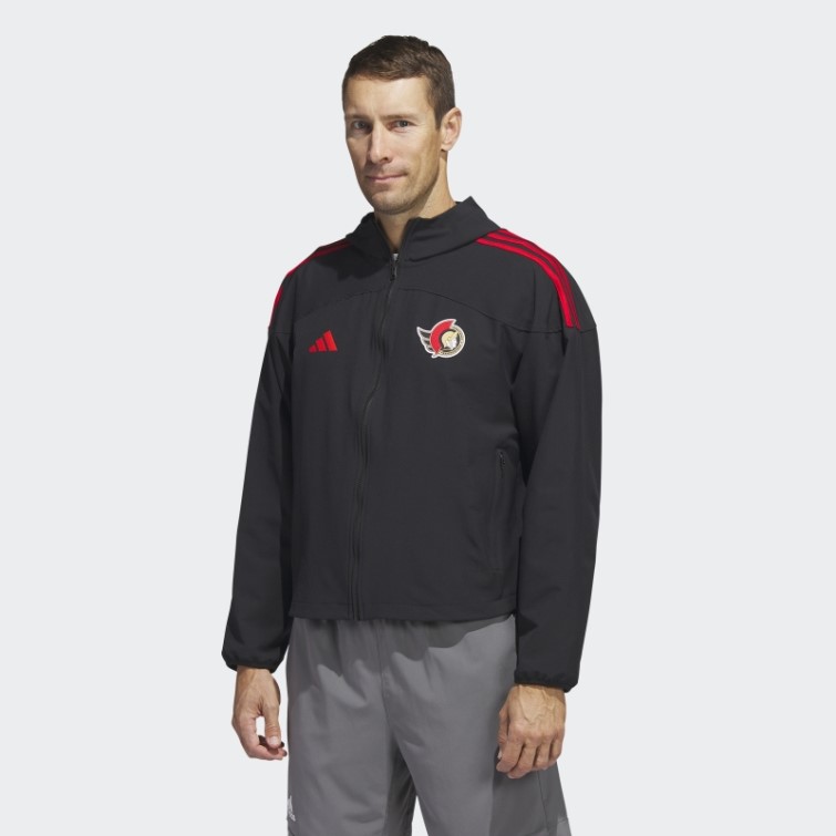 Sweat à Capuche Sénateurs Noir Adidas