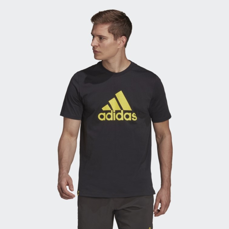 Adidas Messi Badge Of Sport Tee Noir