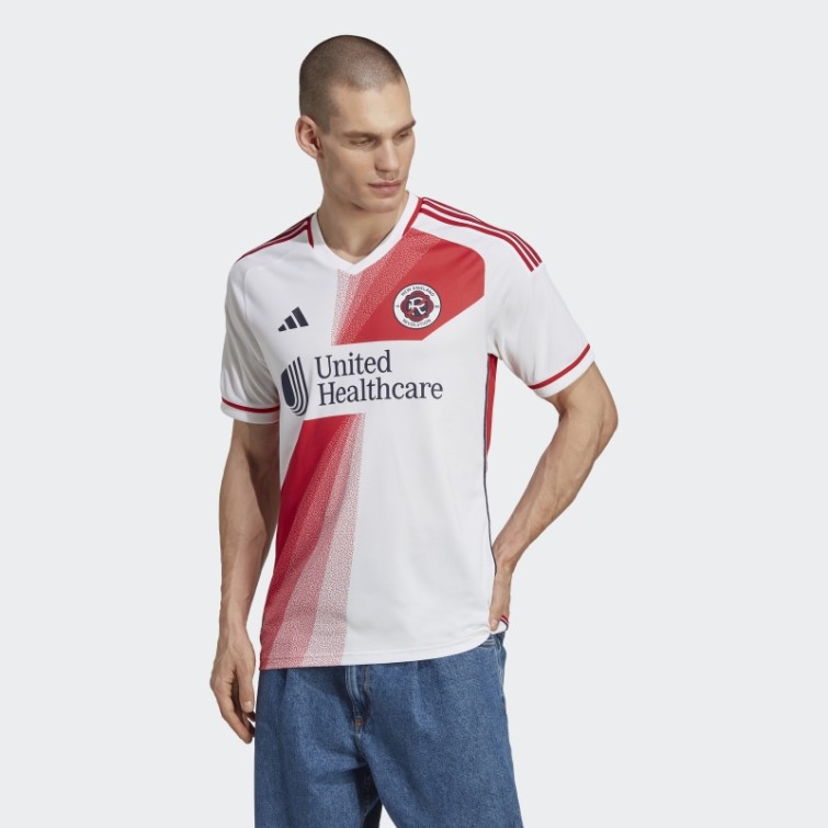 Maillot New England Revolution 23/24 Extérieur Authentique Adidas Blanc