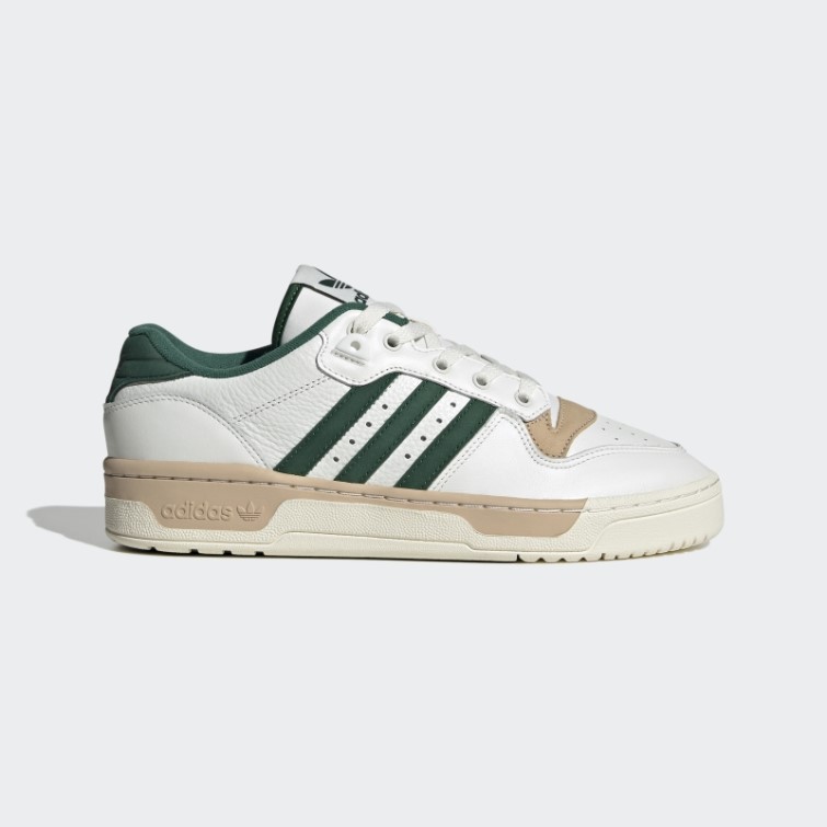 Blanc/vert Foncé/beige