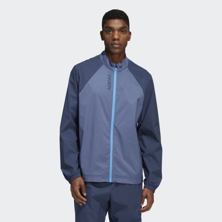Veste Provisoire à Fermeture éclair Adidas Marine