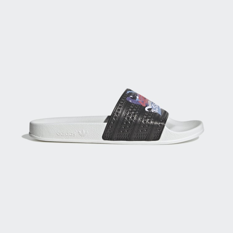Adidas Adilette Slides Noir/blanc