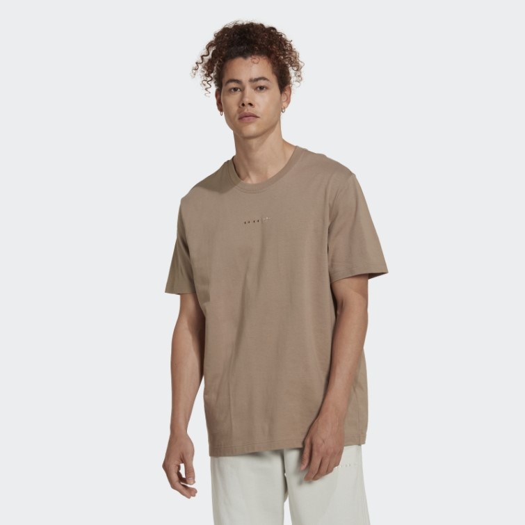 Adidas T-shirt Reveal Essentials Marron Crayeux