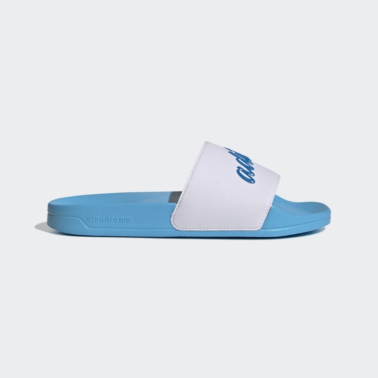 Adidas Adilette Shower Slides Bleu Rush Met