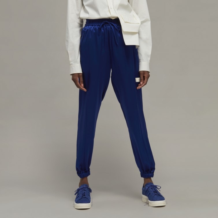 Adidas Y-3 Tech Pantalon De Survêtement En Soie à Revers Chaud