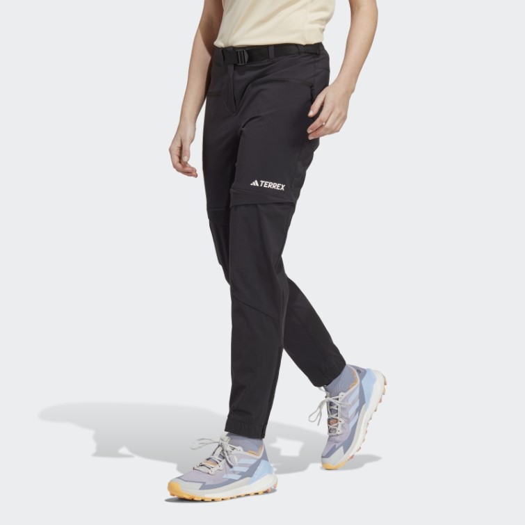 Pantalon De Survêtement De Randonnée Zip-off Terrex Utilitas Noir Adidas Hot