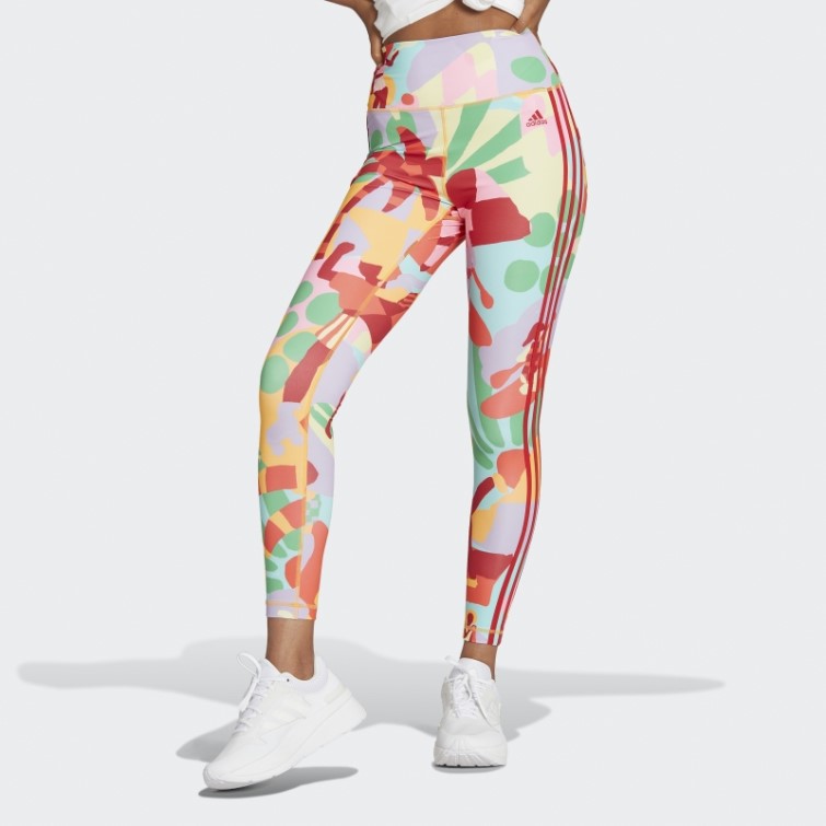 Adidas X Farm Rio 7/8 Collants Or Véritable Chaud