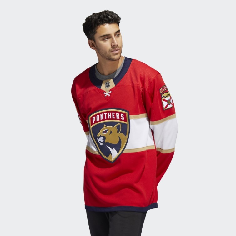 Maillot Adidas Panthers Domicile Authentique Rouge