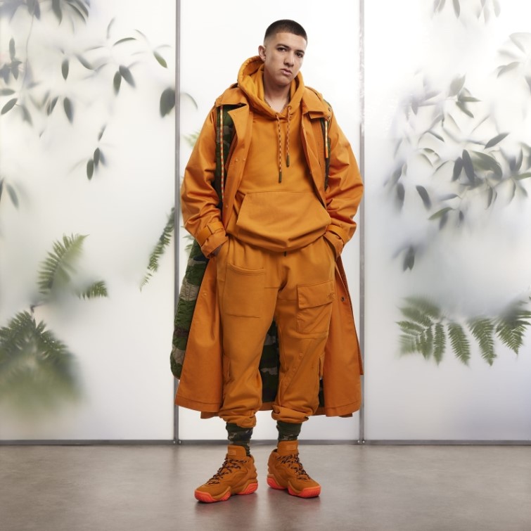 Manteau à Capuche En Sergé Deux-en-un Adidas Focus Orange (tous Genres)