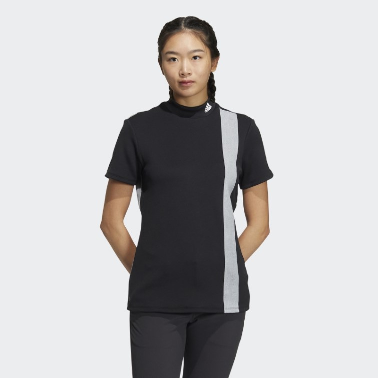 Aeroready 3-bar Mock Neck Shirt Adidas Noir