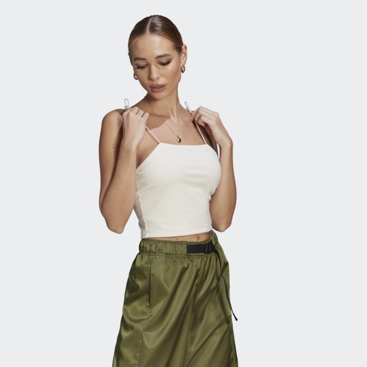 Haut élastique Adidas Blanc