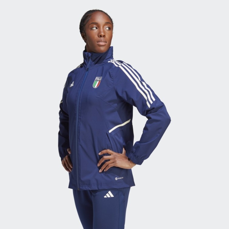Veste De Pluie Adidas Bleu Foncé Italy Condivo 23