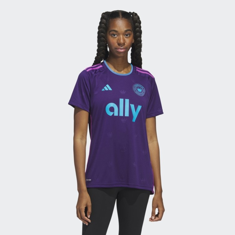 Maillot Extérieur Charlotte Fc 23/24 Violet Foncé Adidas