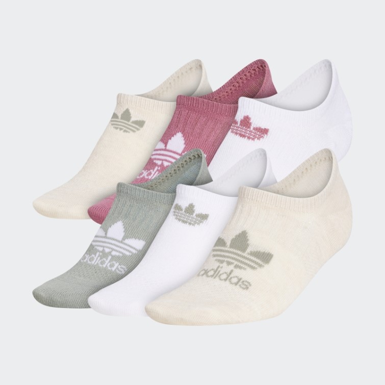 Chaussettes Classiques Superlite Super-no-show 6 Paires Blanc Adidas