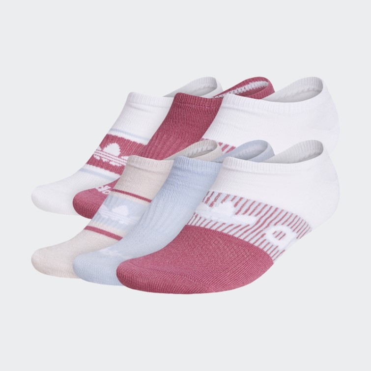 Chaussettes Invisibles Dégradé Superlite 6 Paires Adidas Noir