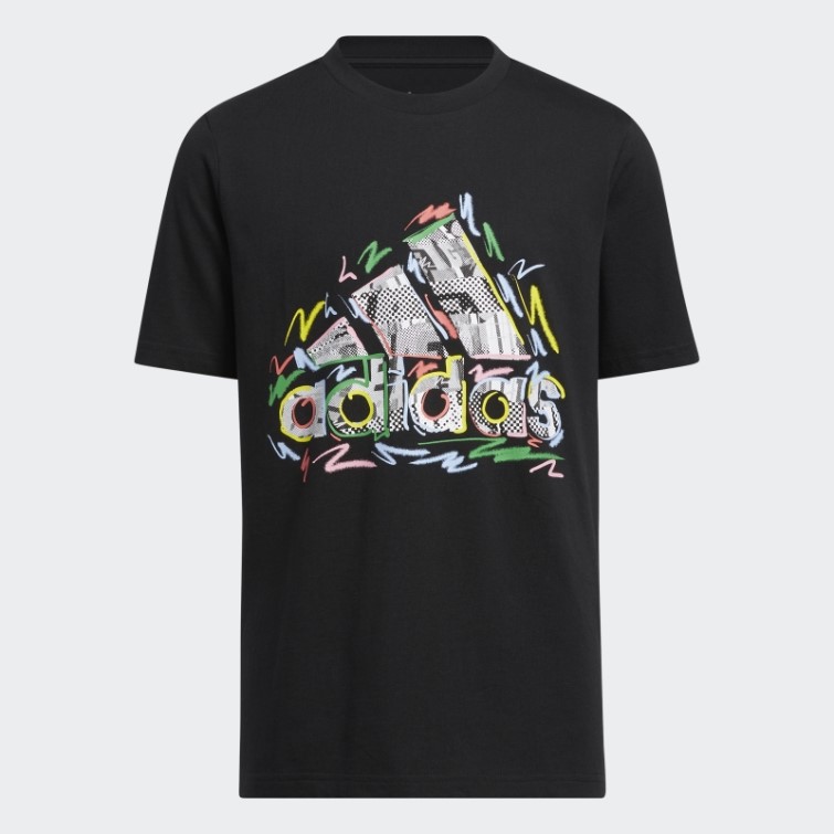 T-shirt Adidas Pride Noir