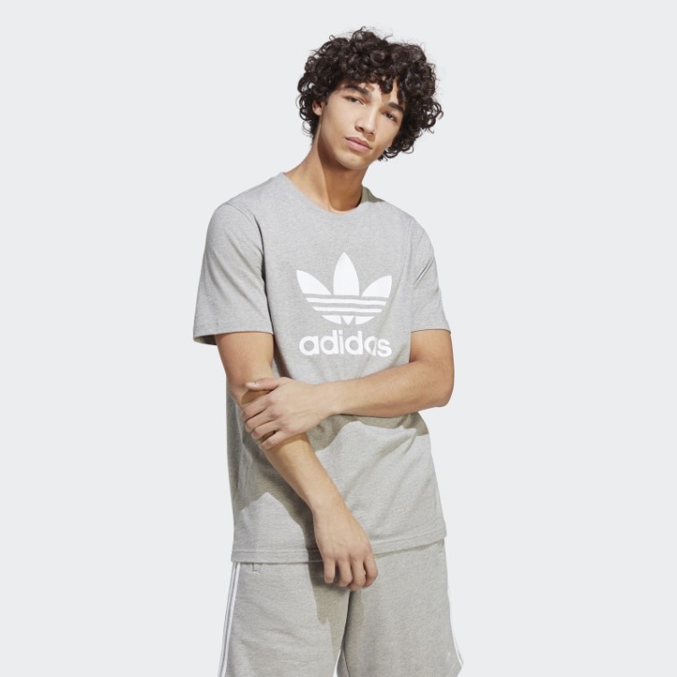 Adicolor Classics Trefoil Tee Adidas Gris Moyen