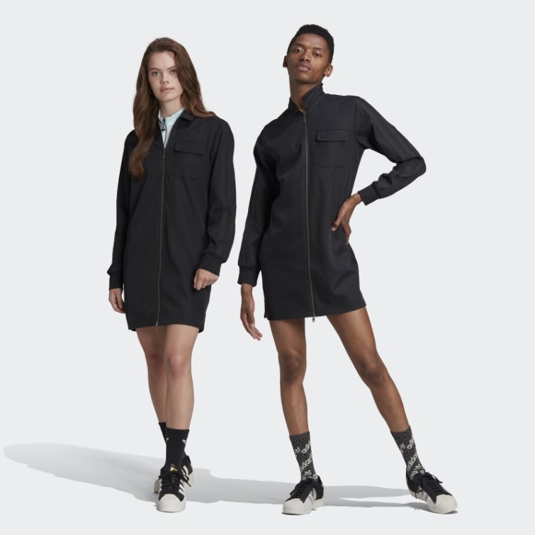 Chemise Habillée Sur Mesure Adidas Adicolor Contempo Noire (neutre)