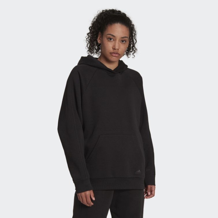 Adidas All Szn Polaire Boyfriend Sweat à Capuche Noir