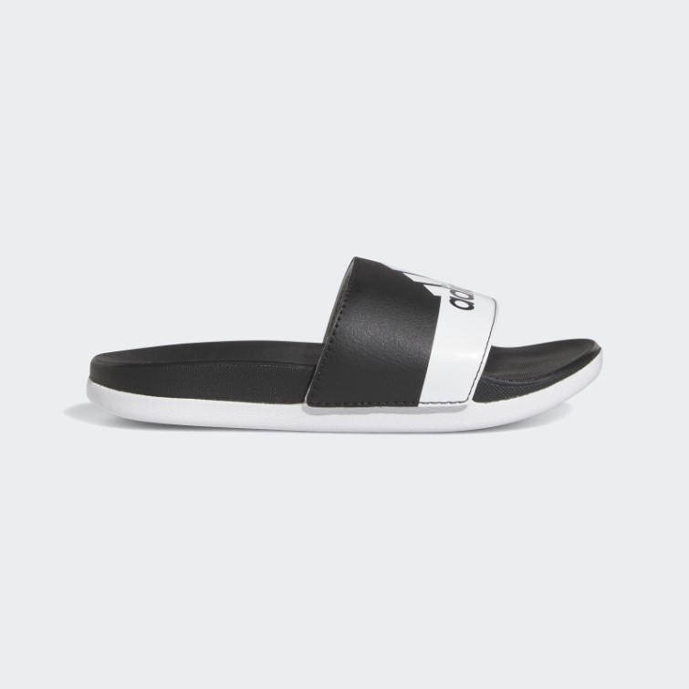 Adidas Adilette Comfort Slides Noir/blanc