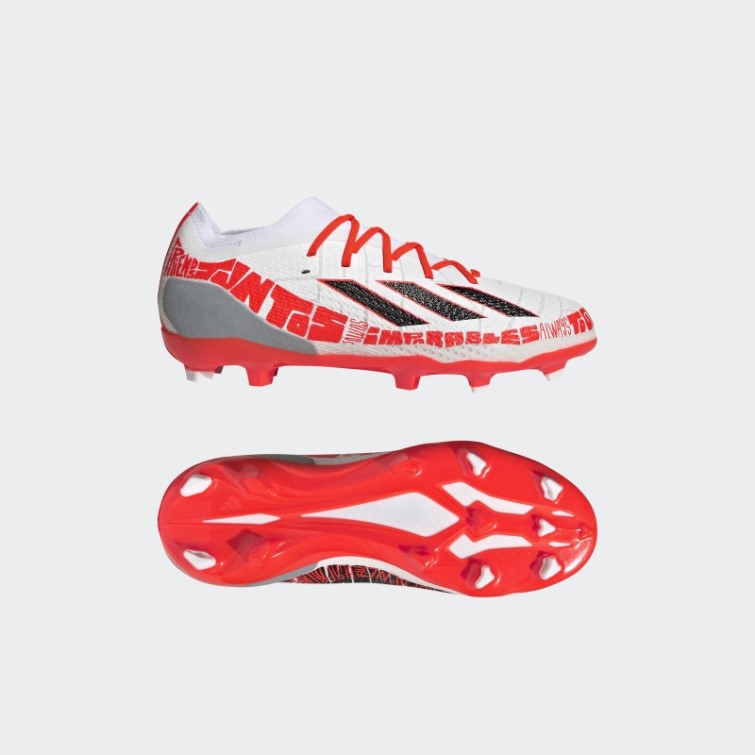Adidas X Speedportal Messi.1 Crampons Sol Ferme Blanc