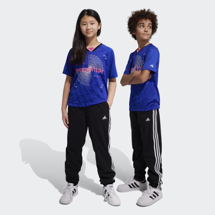 Pantalon Tissé à 3 Bandes Adidas Essentials Noir