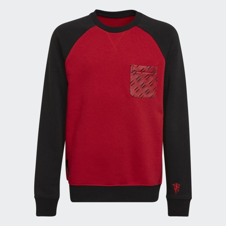 Sweat Manchester United Rouge Adidas